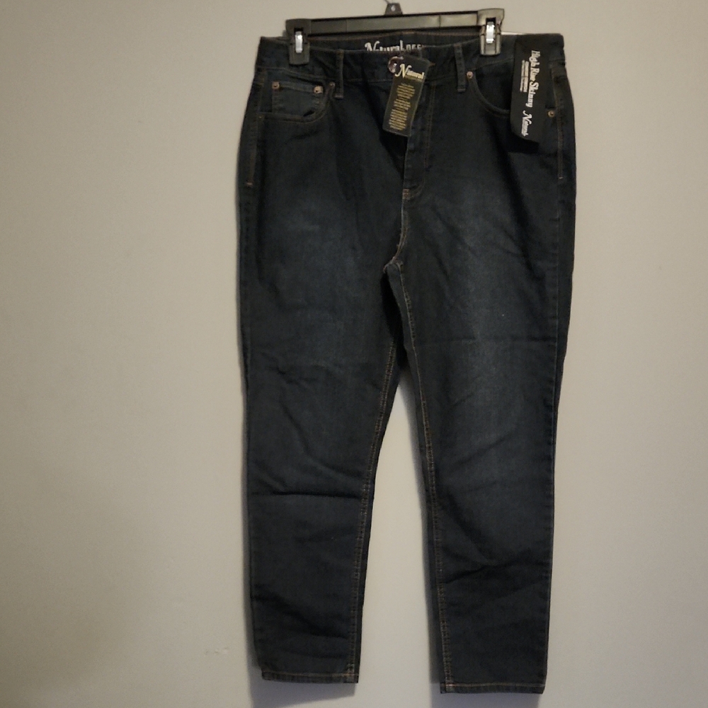 Natural Reflections Dark Blue Skinny Jeans